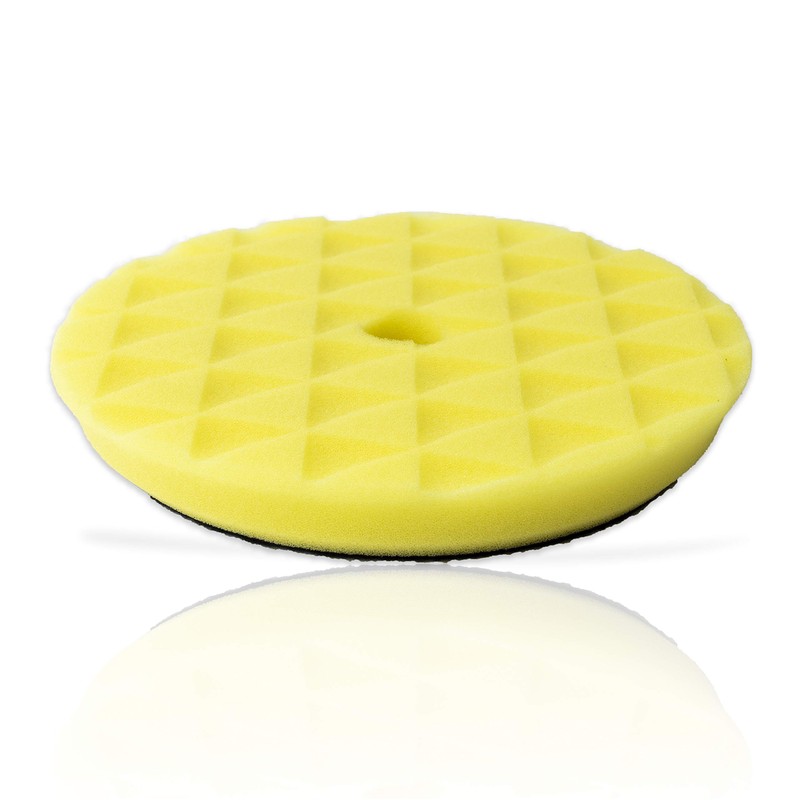 Shinemate - 7" Black Diamond (1) Yellow High Cut Foam