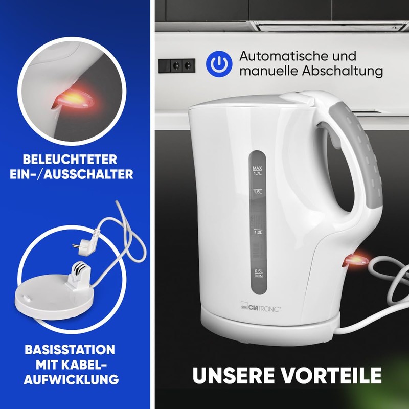 Clatronic® Kettle | Kettle | Kettle | Kettle 1.7 L