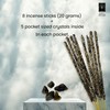 SOUL STICKS Thick Handcrafted Incense Sticks Patchouli Forest 20g (Includes