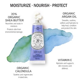 La Chatelaine La Chatelaine Hand Cream Trio Tin Gift Set, Ready-To-Gift Tin, Nautral, Made in France with 20% Organic Shea Butter, Nourishing and Moisturizing (Amber Cashmere, Coconut Milk, Lychee Bilberry or Shea)