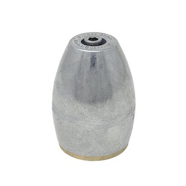 Propeller Nut D Zinc Anode Complete with Brass Plug | Shaft Size 1-1/4" | Sea Shield Marine