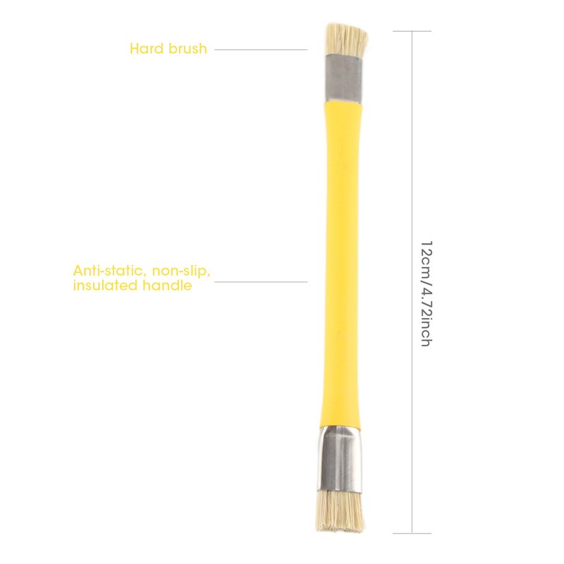 4PCS Double Heads Anti‑Static Hard Brush Mobile Phone Repairing Soldering