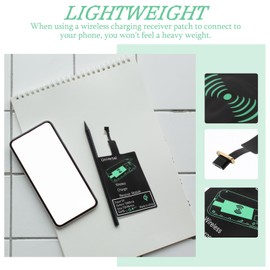 iplusmile Universal Qi Wireless Charging Receiver Ultra Thin Android Charging Adapter Micro USB Port Module Patch Positive Direction