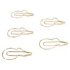50Pcs Metal Pen Clips Multifunction Strong Clamping Force Electroplated Pen