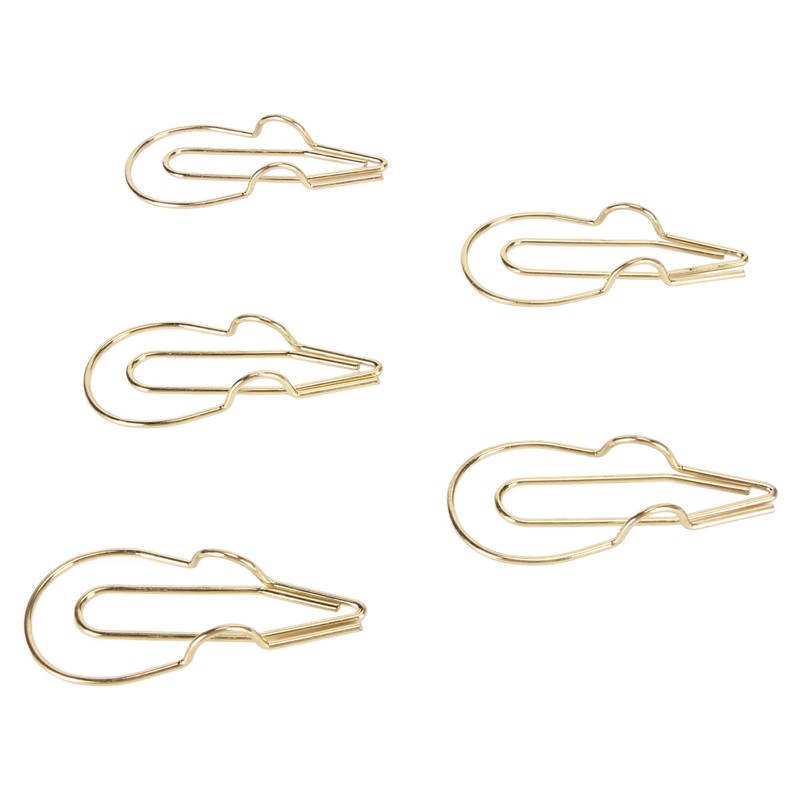 50Pcs Metal Pen Clips Multifunction Strong Clamping Force Electroplated Pen