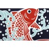 Tenugui Meide Sea Bream, Printing, Single-Sided Dyed, Hand Towel, Interior