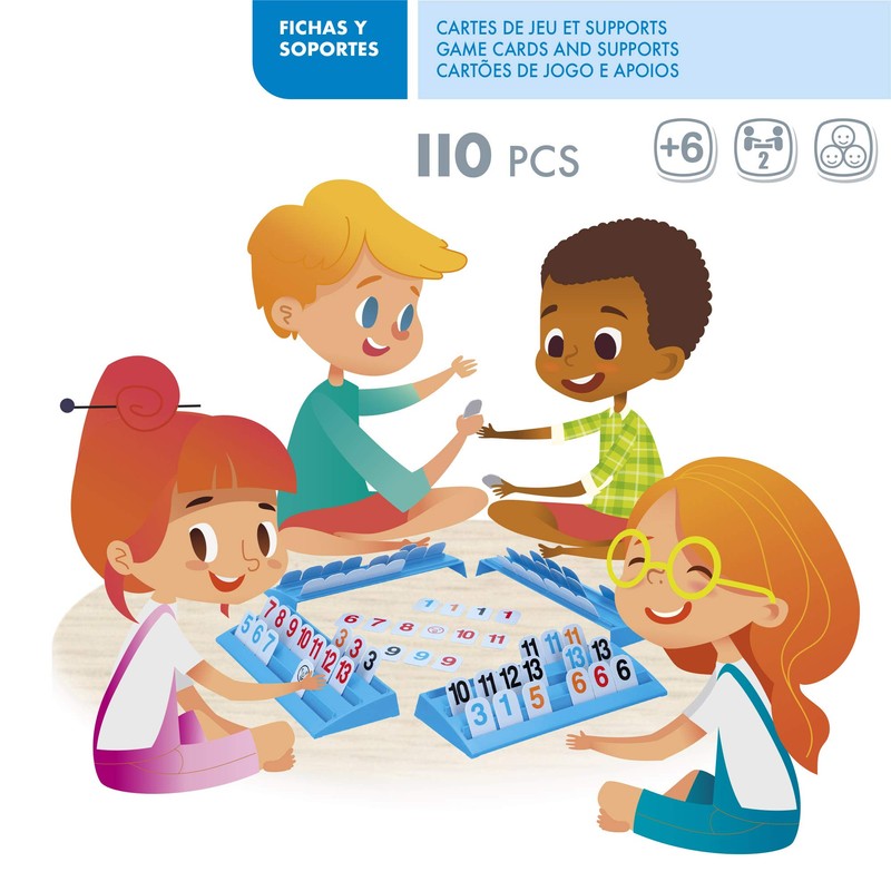 COLORBABY 49038 Rummy CB Games Board Game Rummi