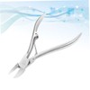 SAFIGLE Stainless Steel Cuticle Nipper Toenail Clipper Ergonomic Design for
