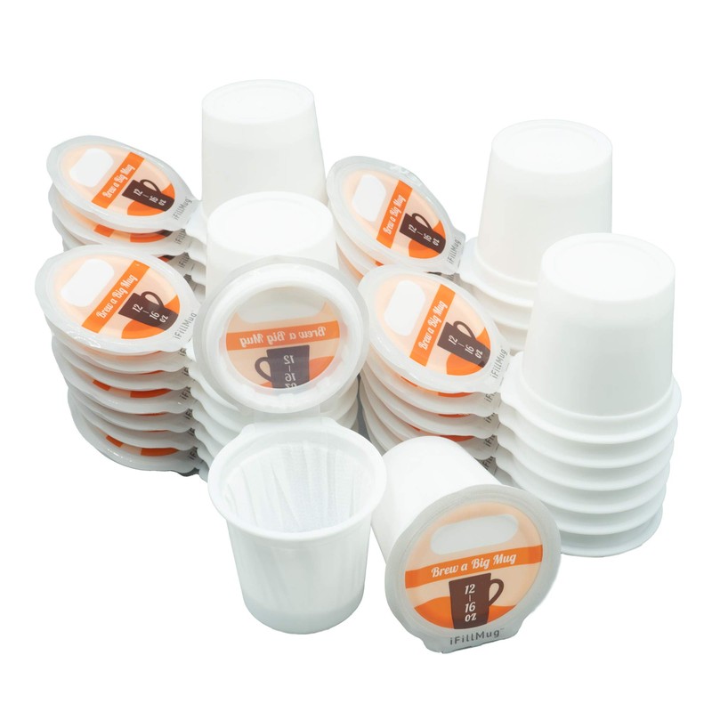 iFillMug 33 Pack - fillable coffee pods for use in