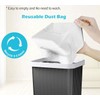 Goodsby 4 Pack Reusable Zippered Dust Bags Compatible with iRobot