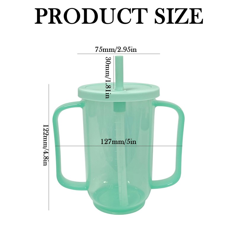 KFSCIP Sippy Cup for Adults, Non Spill Drinking Cups for