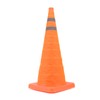 Collapsible Traffic Safety Cone with 2 Reflective Collar Multi Purpose
