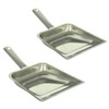 Stainless Steel Dust Pan Set,Dustpan Supdi,Dust Pan,Cleaning Product 2 Pcs,Silver