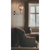 greenandco® Vintage Design LED Lamp Black Patterned (Hexagons) Dimmable E27