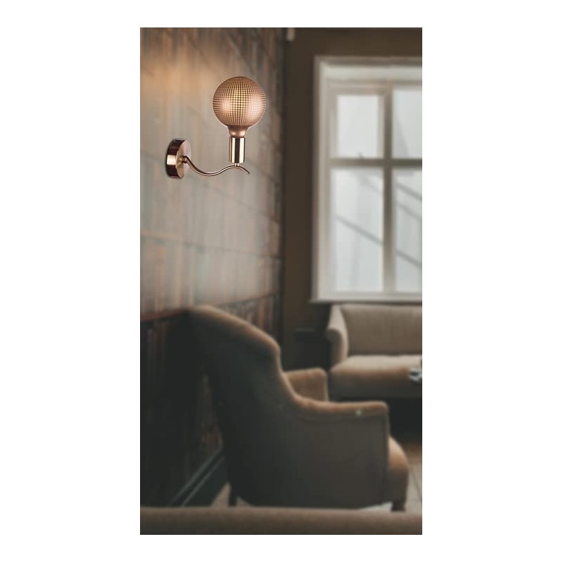 greenandco® Vintage Design LED Lamp Black Patterned (Hexagons) Dimmable E27