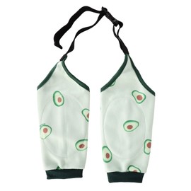 Dog Elbow Wounds Brace Thickened Soft Breathable Avocado Pattern Prevent Licking Dog Leg Post Surgery Sleeve for Front Legs 5XL
