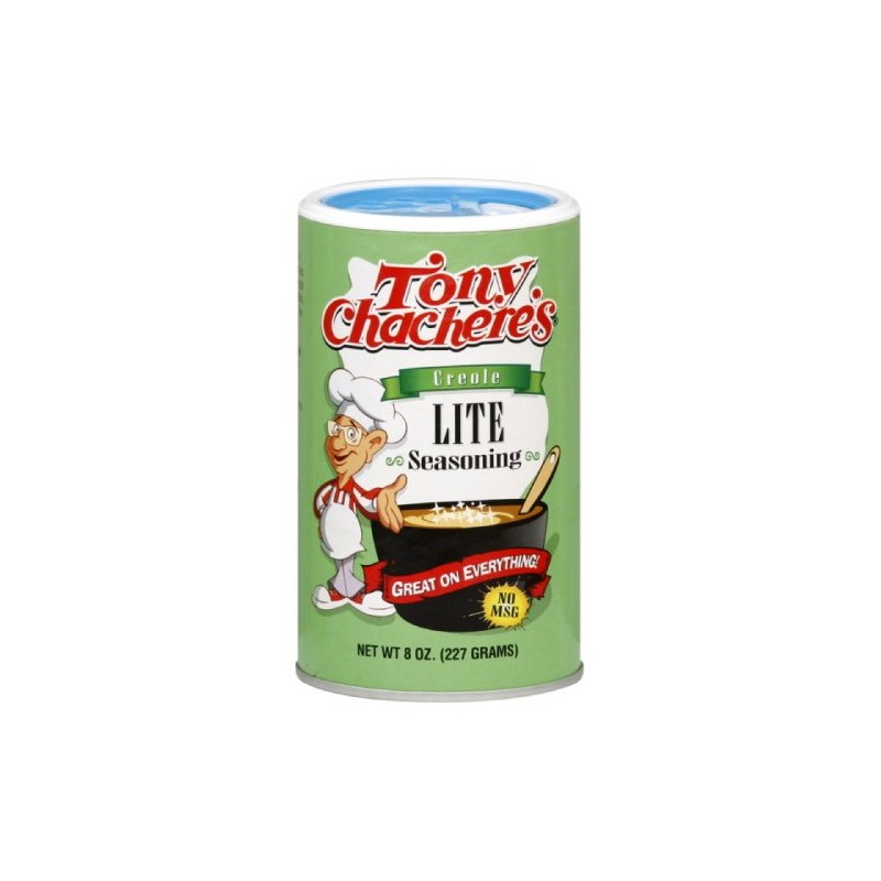 Tony Chachere's Seas Lite Salt, 8-Ounce (Pack of 6)