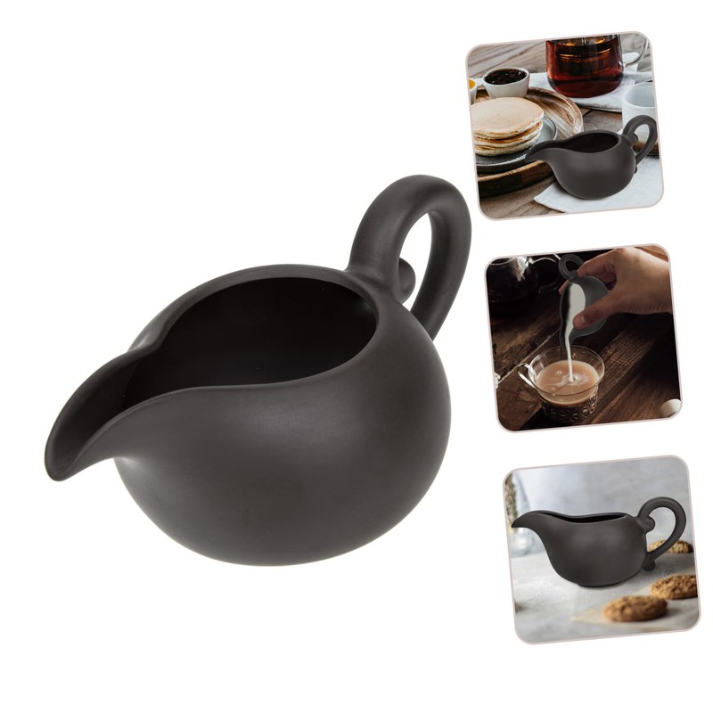 Ipetboom Ceramic Creamer Pitcher for Milk Sauce Spices Elegant Design