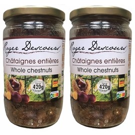 Whole Roasted French Chestnuts 14.8 Ounces Jar (14.8 Ounce (Pack of 2))
