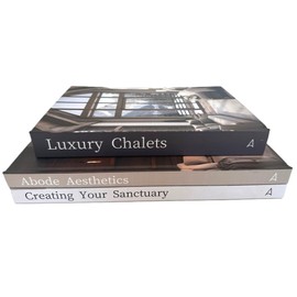 Array & Arrow Decorative Books for Home Decor - Set of 3 Meticuliously Designed Hardcover Fake Books for Decoration, Modern, Stylish, and Minimalist Coffee Table Decor