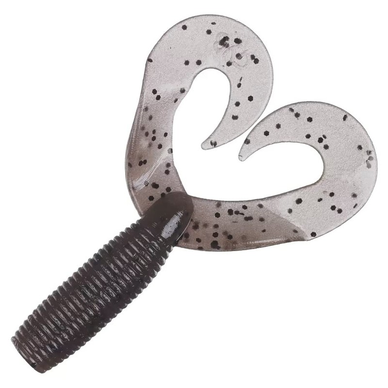 Yamamoto 4" Double Tail GRUB Cinnamon W/Large Black Flake (20