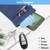 Fintie Double Eyeglasses Pouch with Carrying Strap, Portable Squeeze Top