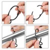 KaiYi Curtain Ring Clips, Curtain Clip Hooks Opening Design, 39mm