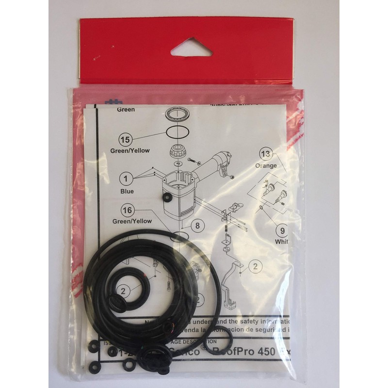 Senco RoofPro 450 Coil Nailer O-Ring Kit - KTSE450