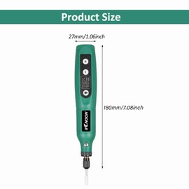 Mini Cordless Rotary Tool Kit 5 Speeds Adjustable USB Charging Portable Multifunctional Small Grinder for Jade Polishing Nail Grinding