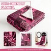 Pink and Black Cheetah Throw Blanket, 50x60 in