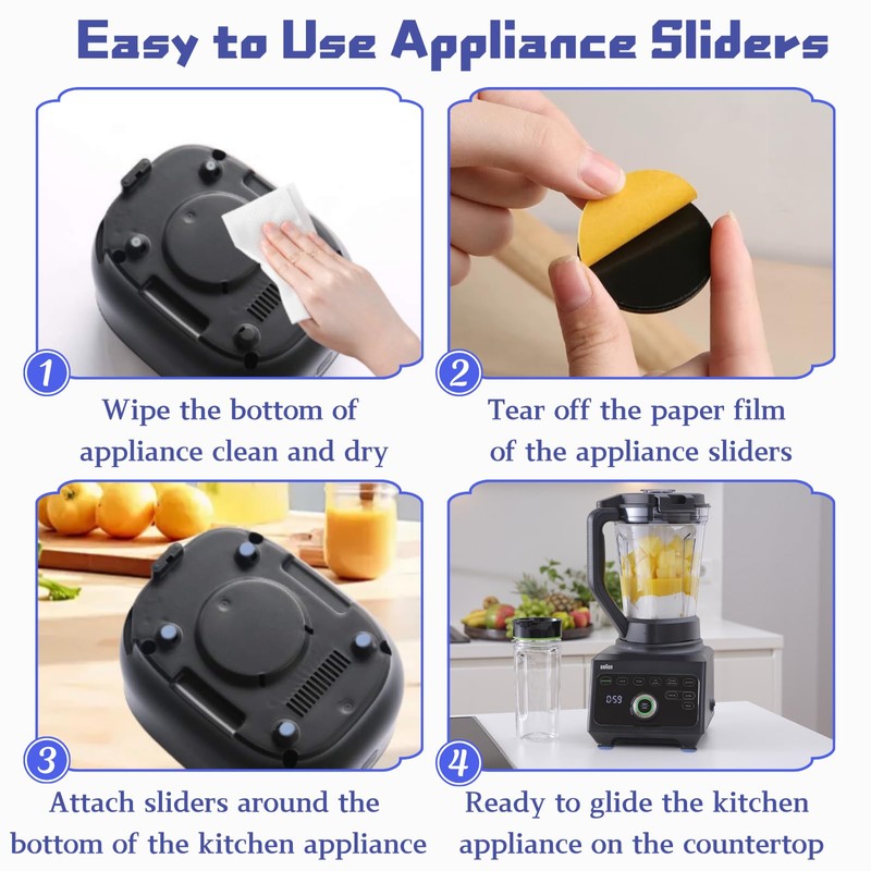 Small Appliance Slider, Countertop Appliance Sliders for Kitchen Appliances, Mixer,