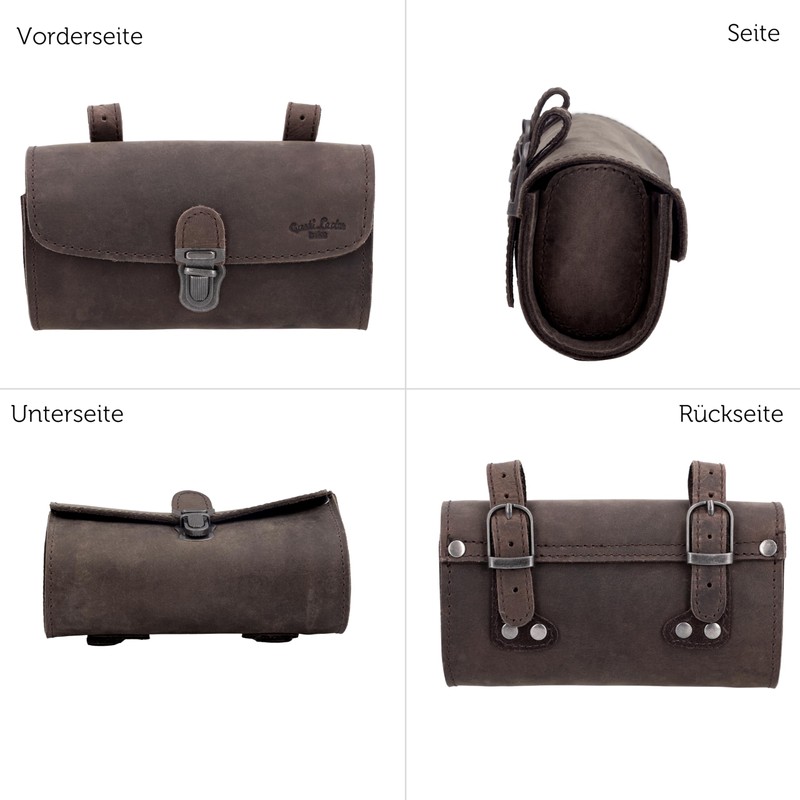 Gusti Leather Saddle Bag - Wolfgang L - Small Leather