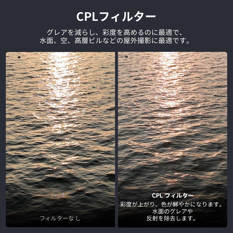 SmallRig 4775 Black/White Diffusion Filter & CPL Filter Set for