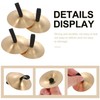 BEANPRECOY 6 Pcs Finger Cymbals-Professional Brass Zills for Belly Dance