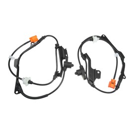 A ABSOPRO ABS Sensor Front Left Right for Honda Accord Plastic Black Pack of 2