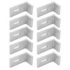 10PCS L Foot Solar Mount Aluminum Alloy Photovoltaic Panel Mounting