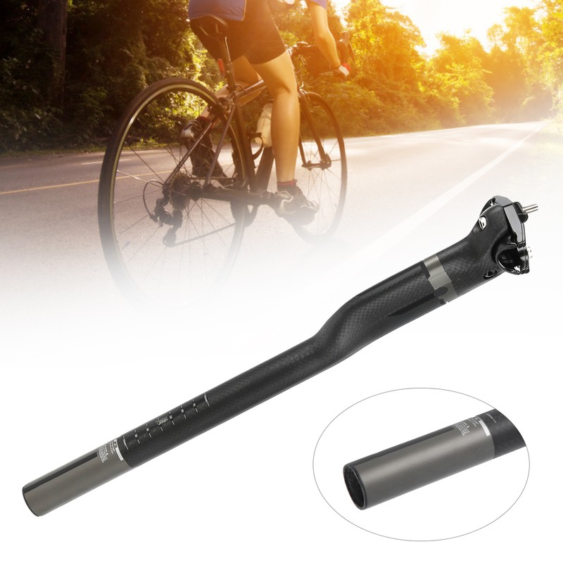 Carbon Fiber Bicycle Seatpost 27.2x400mm Folding Cycling Road Mountain Bike