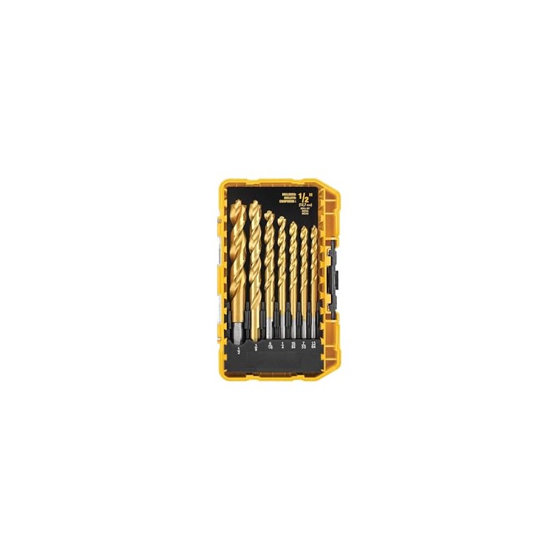 DEWALT Juego de brocas de titanio, 21 piezas, DW1361