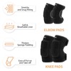 YEEKORO Knee Pads Elbow Pads Set for Kids, Youth Adjustable