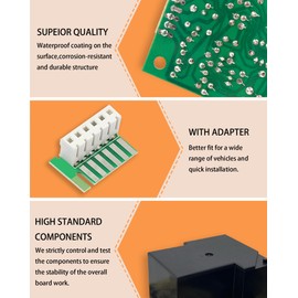 Larqety 31501 33488 33727 RV Furnace Ignition Circuit Control Board for Atwood Hydro Flame 7912-II 7916-II 7920-II 8012-II 85-I/II/III/IV 8900-I/II/III Series，1-Year Warranty