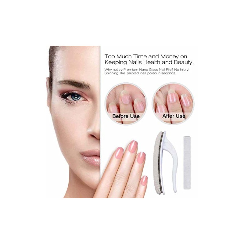 Búakso - Buffers de uñas naturales para uñas artificiales, uñas