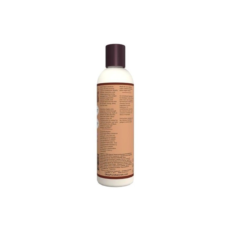 OKAY Leave-in conditioner black jamaican castor oil coconut curls
