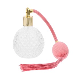 DOITOOL 1 x Vintage-Parfümflasche mit Sprühflasche, nachfüllbar, dekoratives Zubehör für Badezimmer und Schminktisch