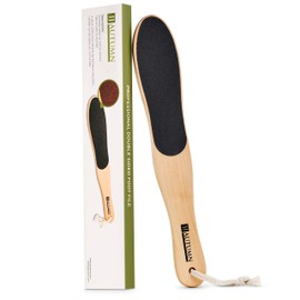 Professional Spa Quality Foot Rasp/Callus Remover Double Sided Wood Foot File For Pedicure and Foot Care. Can Be Used On Both Wet and Dry Feet.