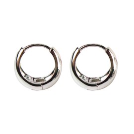 French Style Clip-On Earrings Stainless Steel 925 Silver Stud Earrings for Women 18-25 Years Ideal for Balls Parties Birthday Parties Gift in Elegant Box Earrings Hoop Earrings, Copper alloy