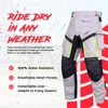 HWK Waterproof Motorcycle Cargo Pants, Durable Motorcycle Riding Pants with