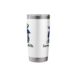 Farmington Hills Michigan Women Girl Stainless Steel Insulated Tumbler