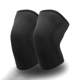 Rodilleras Deportivas de Neopreno 7 mm, 1 Par, Rodillera de Compresión para Hombre y Mujer, Soporte Ortopédico de Rodilla para Levantamiento de Pesas, Sentadillas, Baloncesto, Cross Training y Recuperación(Medium)