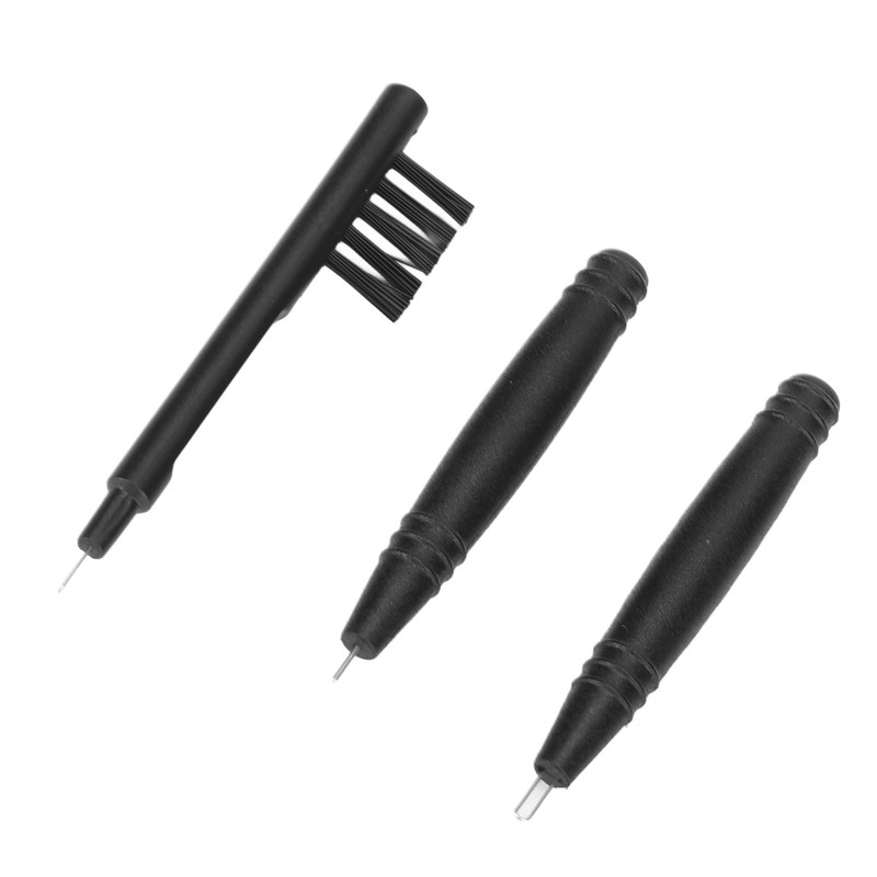 Hearing Aids Cleaning Tools U Screwdriver 5 Hole Brush Portable