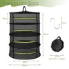 Kinfezlon Herb Drying Net, 4-Layer Herb Dryer Hanging, Drying Net